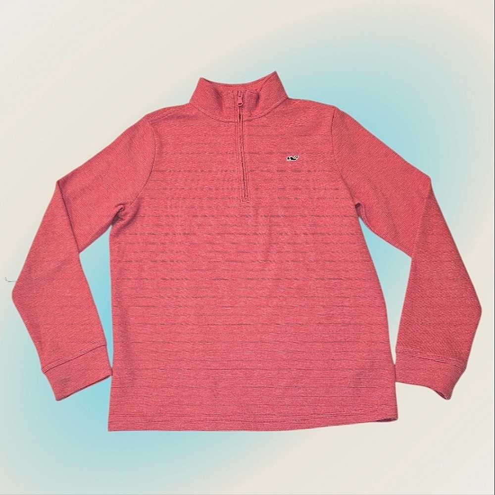 Vineyard Vines Boy's Saltwater Quarter Zip Sweater